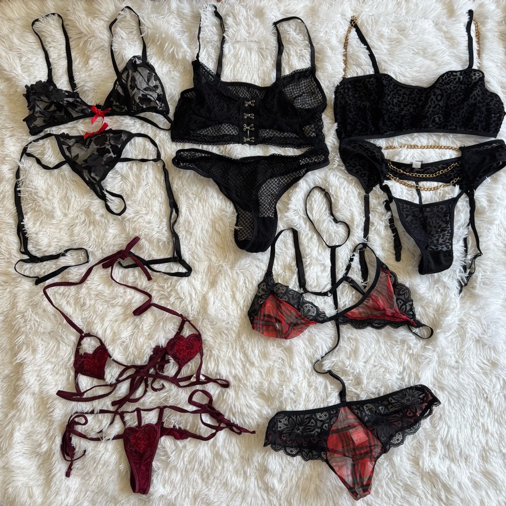 SHEIN lot/bundle of lingerie 5 sets M/L